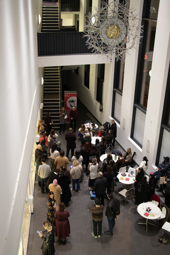 British Academy of Jewellery students and guests at exhibition/awards show in Birmingham