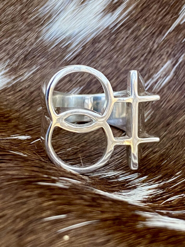 The Sapphic Ring, created by Alana Sweet BAJ Student