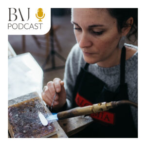 woman workshop torch